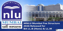 MNLU Mumbai Fee Structure 2026 Released